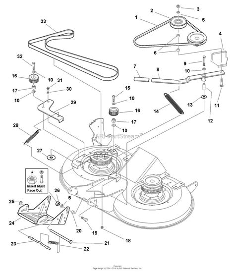 john deere 125 parts diagram